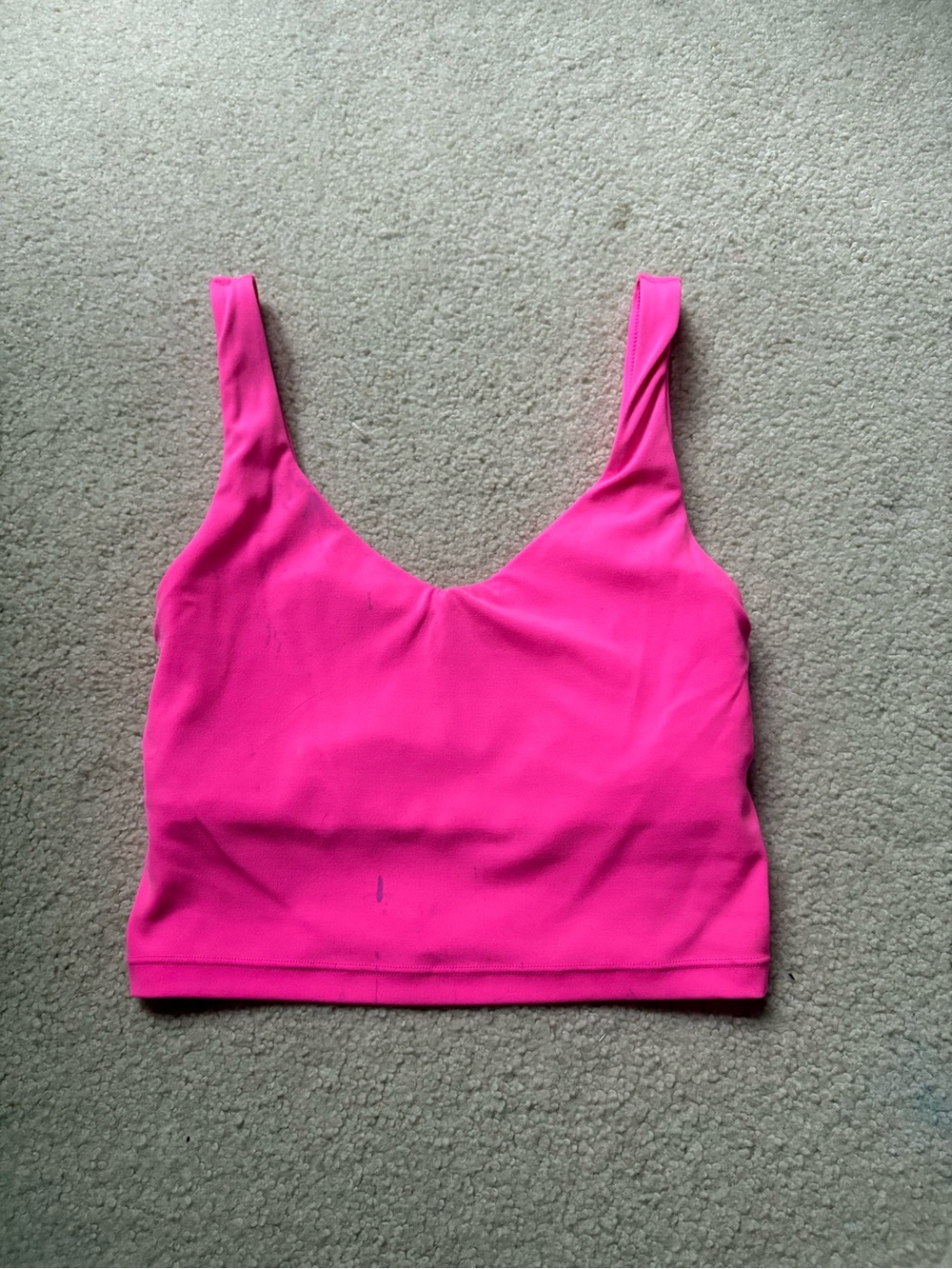 aerie Hot Pink Tank Crop Top